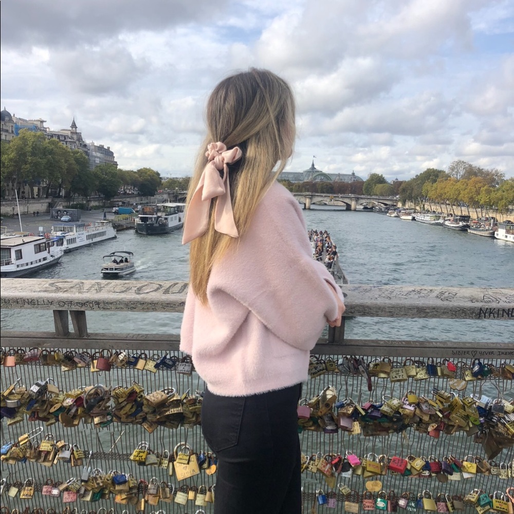 Pink mango cardigan
